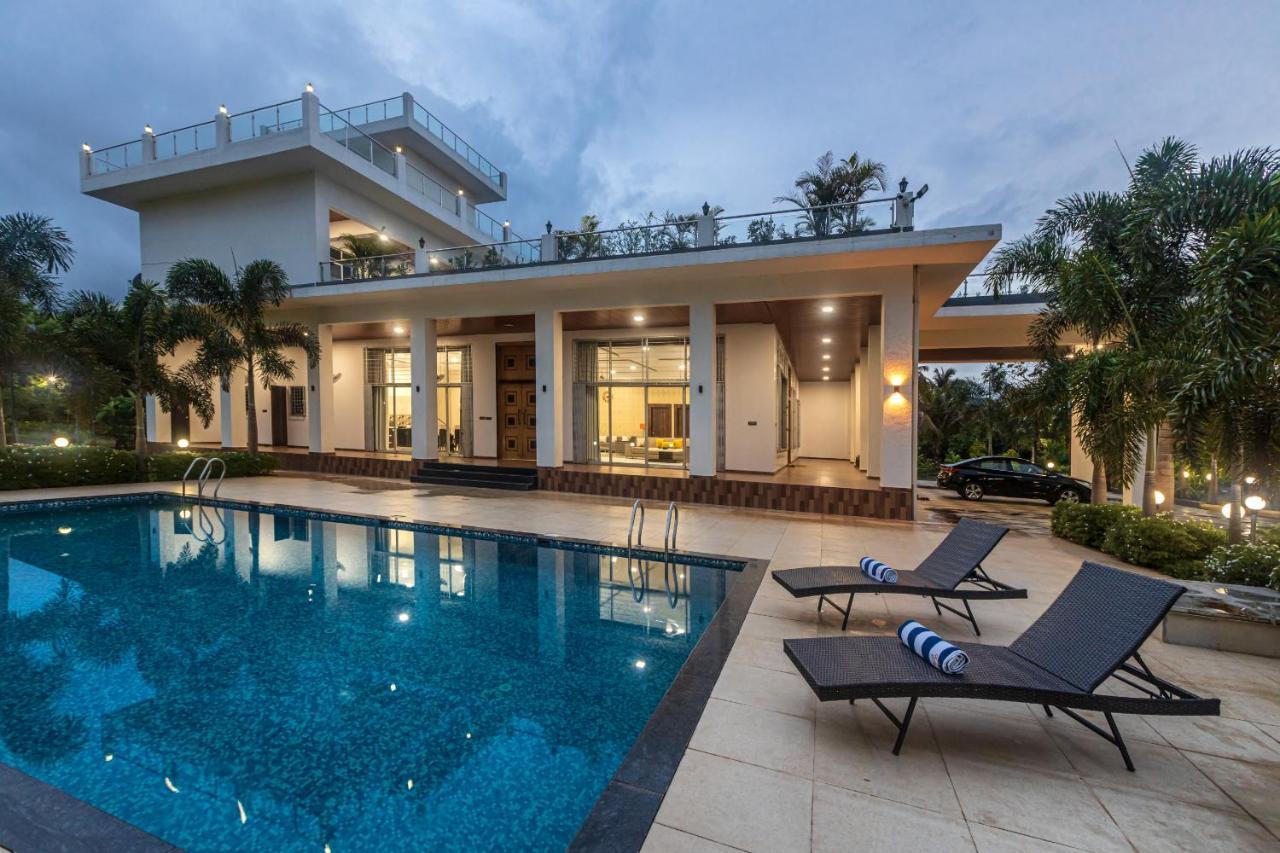 Saffronstays Odyssey, Karjat - 10 Acres Pet-Friendly Estate With Swimming Pool Chinchavli Kültér fotó